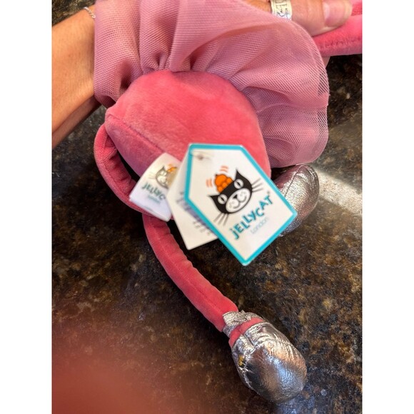 Jellycat Fancy Pink Flamingo Stuffed Toy Like NWT - Picture 2 of 4